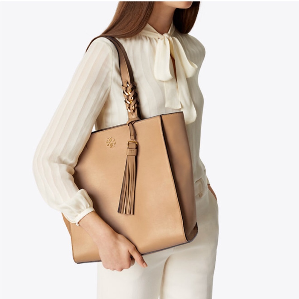 Tory Burch Brooke Leather Tote
